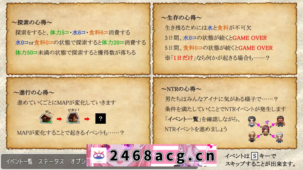 图片[4]-【RPG/精翻/可纯可绿】无人岛幸存者/無人島サバイバーズ+作弊码[2.23G/度盘]-猫咪社